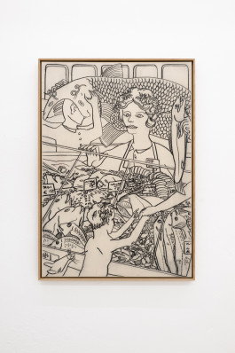 David Schiesser at the group exhibition REALMS at JVDW gallery in Duesseldorf JVDW contemporary art gallery in Düsseldorf