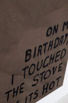 Dennis Buck at the gallery for contemporary art JVDW in Duesseldorf JVDW contemporary art gallery in Düsseldorf