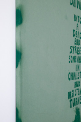 Dennis Buck at the gallery for contemporary art JVDW in Duesseldorf JVDW contemporary art gallery in Düsseldorf