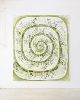 David Schiesser solo exhibition Spirale at JVDW gallery Duesseldorf JVDW contemporary art gallery in Düsseldorf