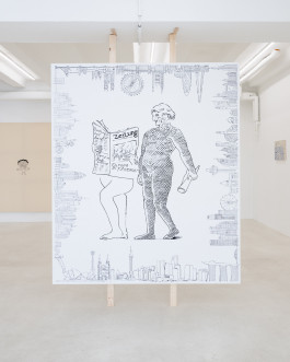 David Schiesser solo exhibition Spirale at JVDW gallery Duesseldorf JVDW contemporary art gallery in Düsseldorf