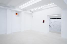 Luca Calaras solo show Knieinfarkt at JVDW gallery Duesseldorf, Germany JVDW contemporary art gallery in Düsseldorf