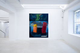 Luca Calaras solo show Knieinfarkt at JVDW gallery Duesseldorf, Germany JVDW contemporary art gallery in Düsseldorf