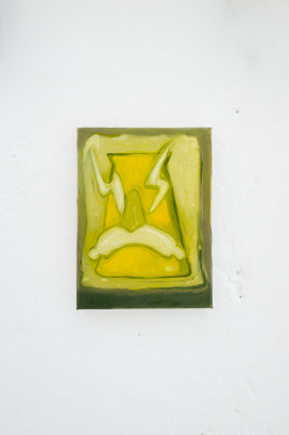 Luca Calaras solo show Knieinfarkt at JVDW gallery Duesseldorf JVDW contemporary art gallery in Düsseldorf