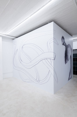 Luca Calaras solo show Knieinfarkt at JVDW gallery Duesseldorf JVDW contemporary art gallery in Düsseldorf