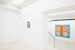 Solo exhibition fake flowers don't fade by Julien Saudubray at JVDW gallery in Duesseldorf, Germany JVDW contemporary art gallery in Düsseldorf