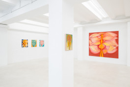 Solo exhibition fake flowers don't fade by Julien Saudubray at JVDW gallery in Duesseldorf, Germany JVDW contemporary art gallery in Düsseldorf