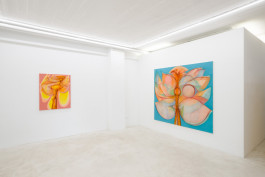 Solo exhibition fake flowers don't fade by Julien Saudubray at JVDW gallery in Duesseldorf, Germany JVDW contemporary art gallery in Düsseldorf