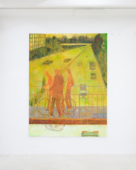 Solo exhibition fly by night by Travis MacDonald at JVDW gallery in Duesseldorf, Germany JVDW contemporary art gallery in Düsseldorf