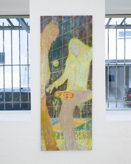 Solo exhibition fly by night by Travis MacDonald at JVDW gallery in Duesseldorf, Germany JVDW contemporary art gallery in Düsseldorf