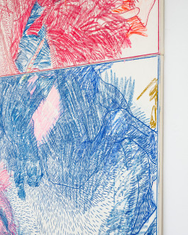 Group Exhibition ebd. o. so curated by Jenny Brosinski with works by Jenny Brosinski, Sascha Brylla, Matthias Dornfeld at JVDW gallery for contemporary art in Dusseldorf, Germany JVDW contemporary art gallery in Düsseldorf