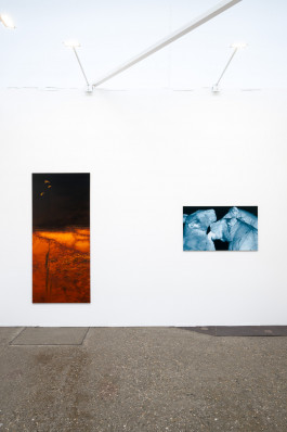 Düsseldorf based JVDW gallery presents a solo booth with Berlin based painter David Benedikt Wirth at Art Düsseldorf 2024 JVDW contemporary art gallery in Düsseldorf